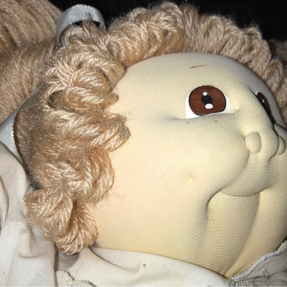 Cabbage Patch Soft Sculpt Xavier Roberts Vintage Signed The Little People Brown - Picture 7 of 16